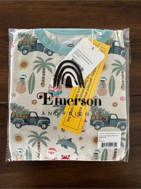 Emerson & Friends Coastal Christmas Pajama set - 3T